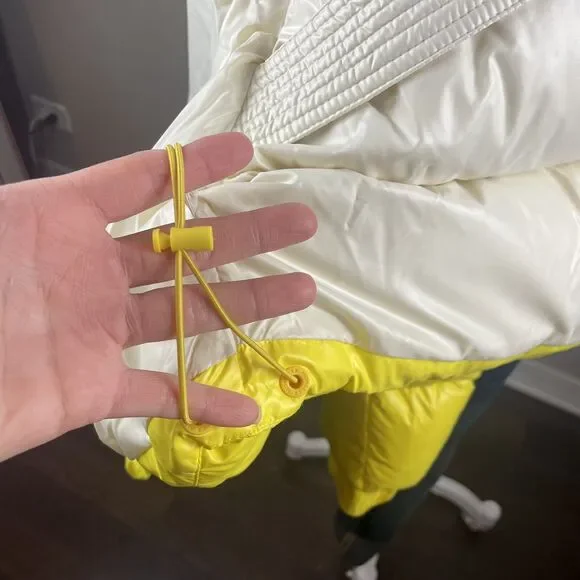 NWT MONCLER GENIUS X 2 MONCLER 1952 Dervox Jacket Yellow Men Size 4 (XL) - Picture 14 of 14